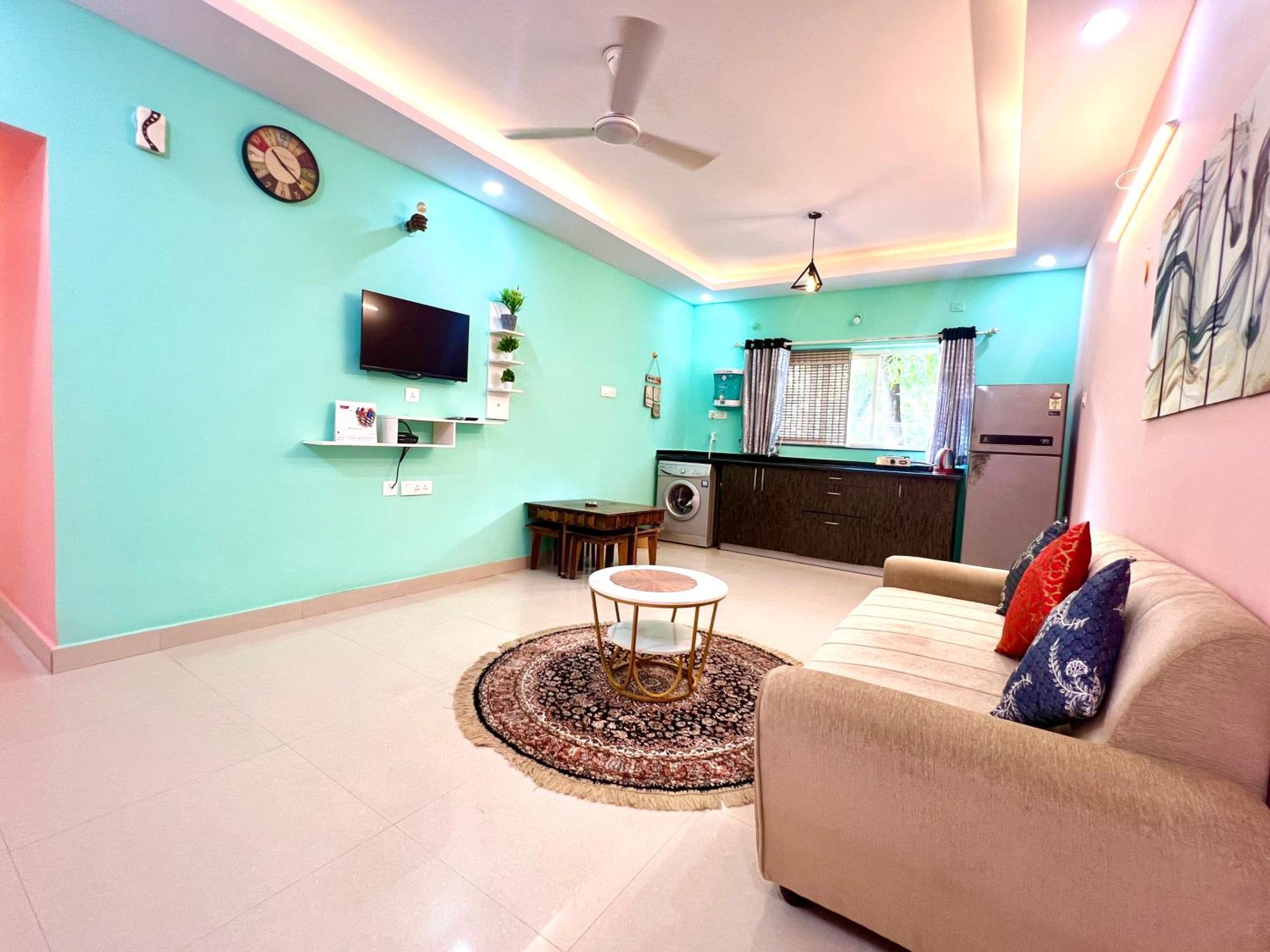 2Bhk Stunning Apartment With Pool Vagator Eksteriør billede