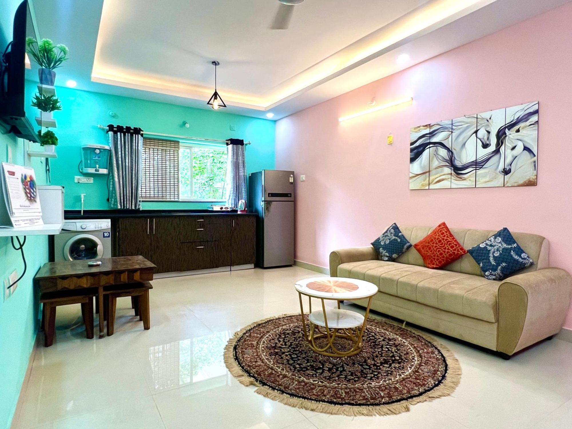 2Bhk Stunning Apartment With Pool Vagator Eksteriør billede